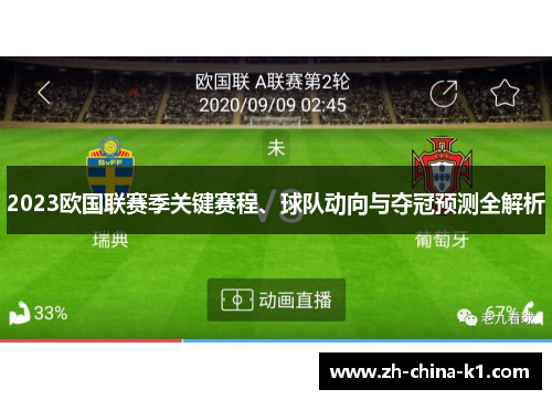 2023欧国联赛季关键赛程、球队动向与夺冠预测全解析