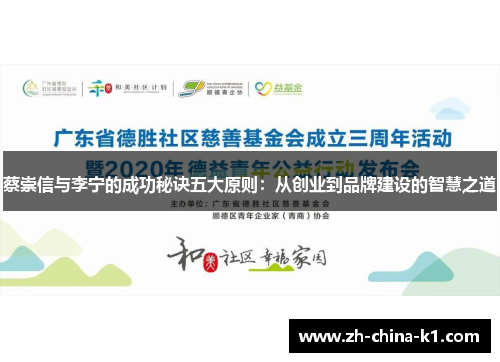 蔡崇信与李宁的成功秘诀五大原则：从创业到品牌建设的智慧之道